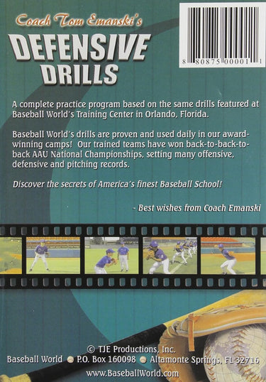 Tom Emanski's Defensive Baseball Drills